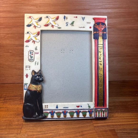 Vintage Egyptian Sphinx Hieroglyphics Picture Frame 2001 Summit Collection 4x6 - Picture 5 of 9